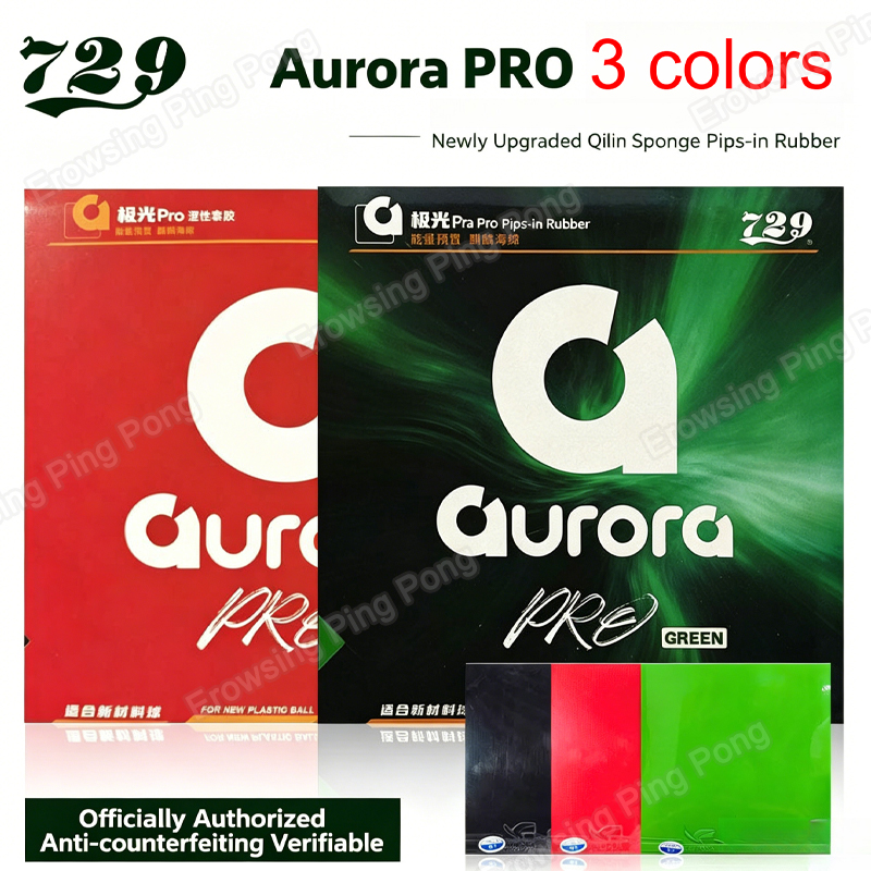 Table Tennis Pro - 729 AURORA PRO Lembaran Karet Tenis