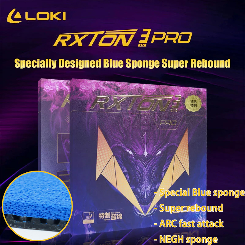 Table Tennis Pro - Karet Tenis Meja LOKI RXTON 3