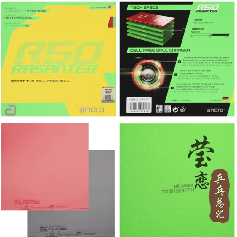 Andro Rasanter R45 47 50 C45 4 - Table Tennis Market ulasan dan harga