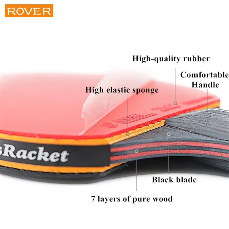 Raket Ping Pong profesional, r - Table Tennis Tournament ulasan dan harga