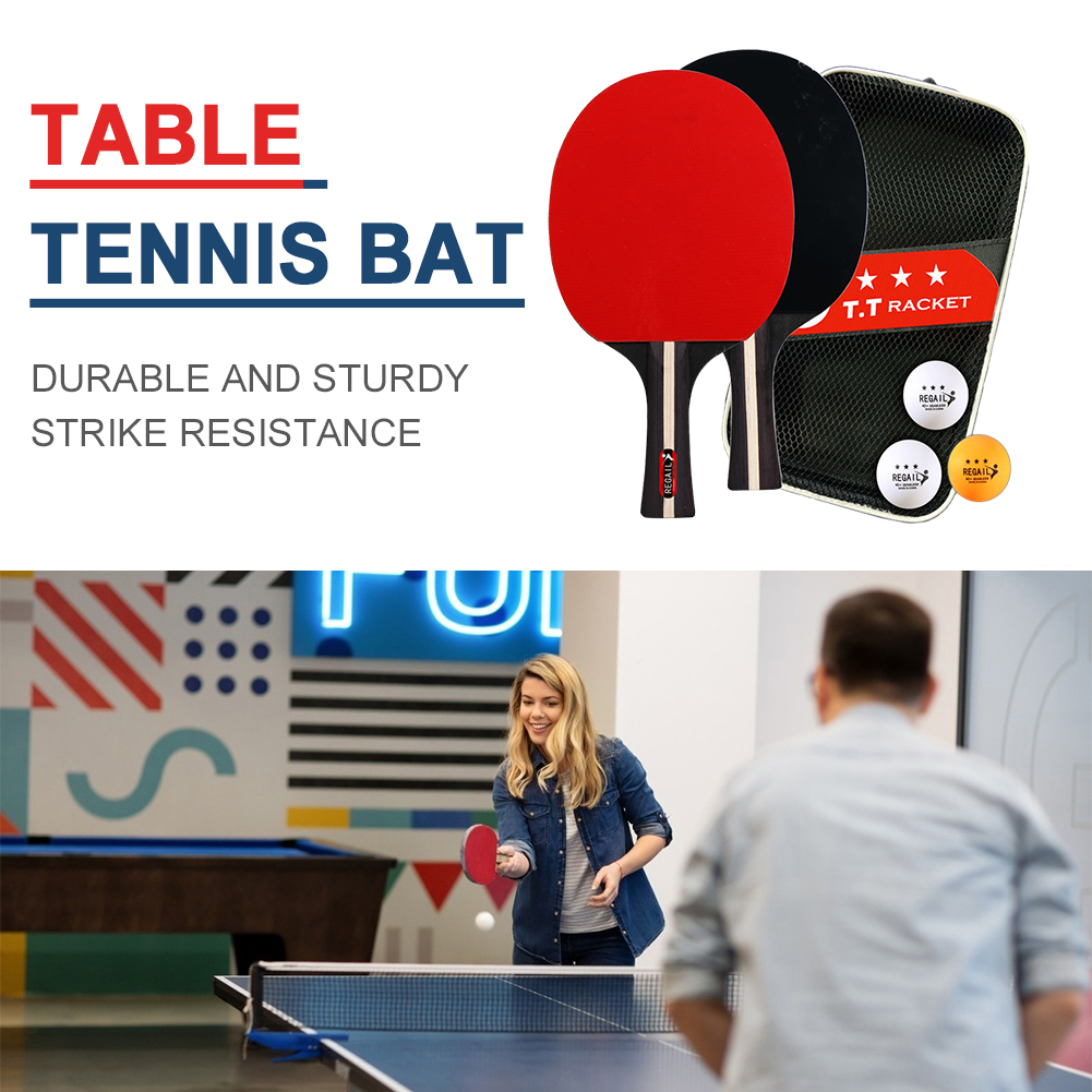 Raket Tenis Meja 2 Raket & 3 B - Table Tennis Tournament ulasan dan harga