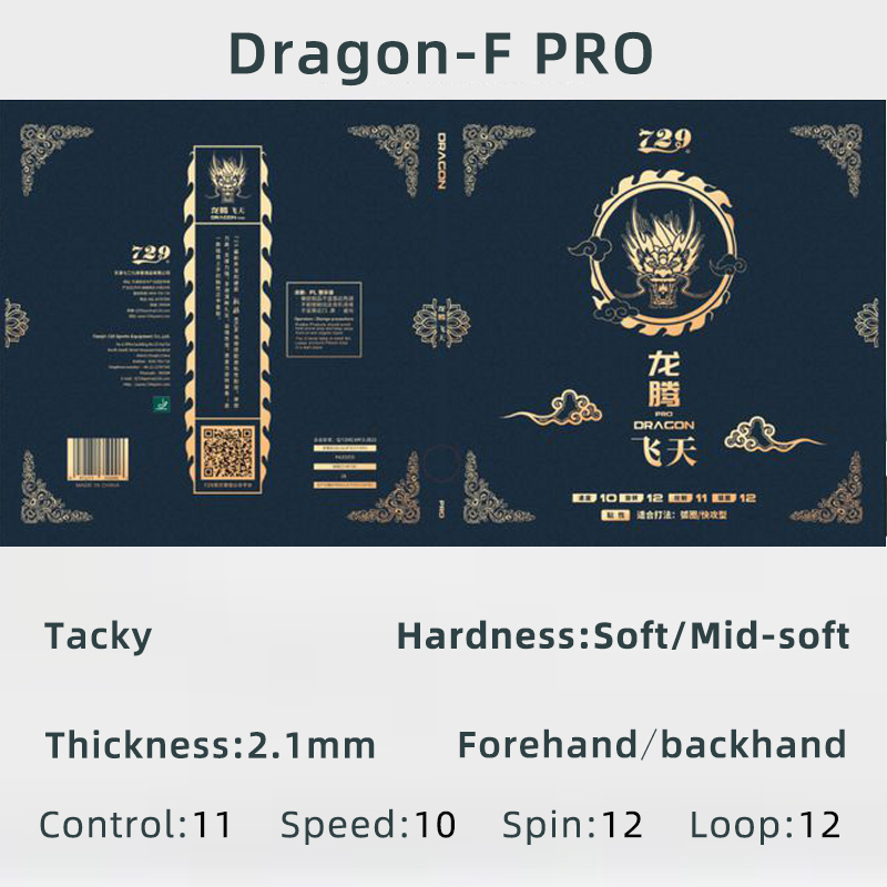 Persahabatan 729 Naga F PRO L  - Table Tennis Pro ulasan dan harga
