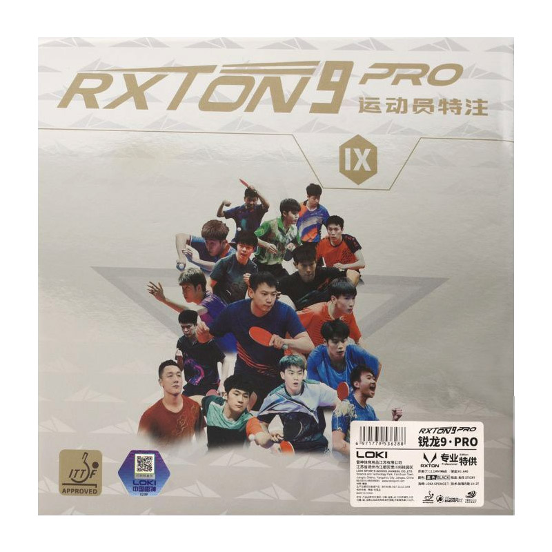 LOKI RXTON 9 PRO Karet Tenis M - Table Tennis Pro ulasan dan harga