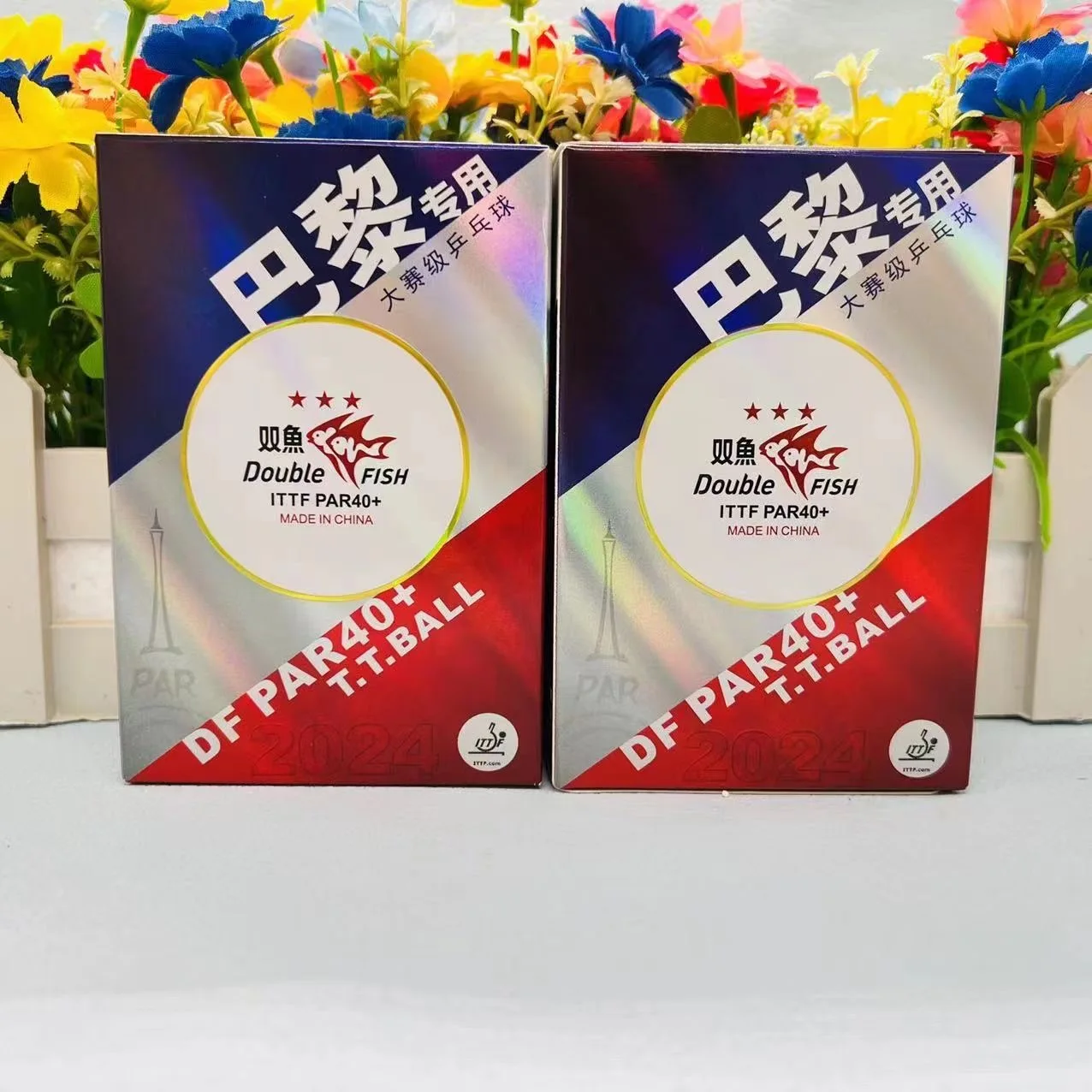 Bola Ping Pong DF PAR40 + Ikan - Table Tennis Tournament ulasan dan harga