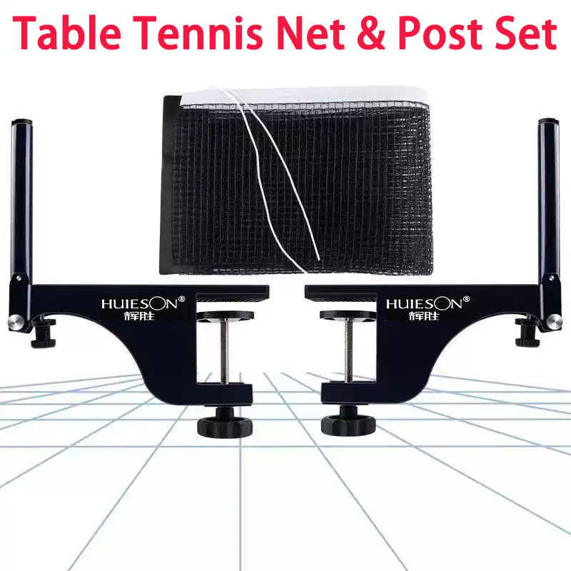 HUIESON Set Jaring & Tiang Ten - Table Tennis Net Set ulasan dan harga